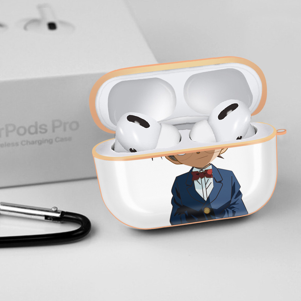 名探偵コナン 江戸川 コナン Detective Conan Conan Edogawa 【AirPods Pro用】ハードシェル保護ケース｜耐衝撃・防指紋・カラビナ付き商品仕様