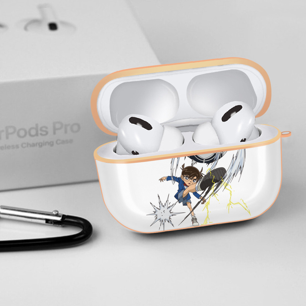 名探偵コナン 江戸川 コナン Detective Conan Conan Edogawa 【AirPods Pro用】ハードシェル保護ケース｜耐衝撃・防指紋・カラビナ付き商品仕様