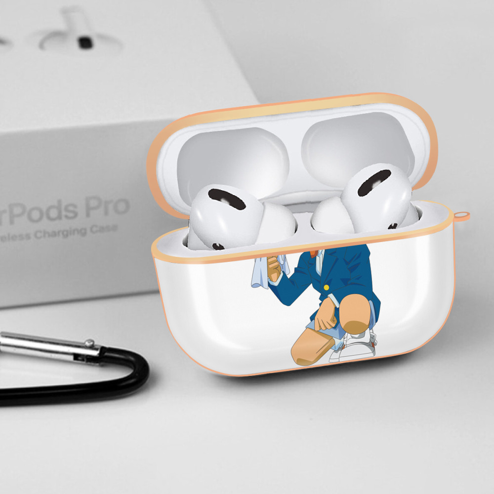 名探偵コナン 江戸川 コナン Detective Conan Conan Edogawa 【AirPods Pro用】ハードシェル保護ケース｜耐衝撃・防指紋・カラビナ付き商品仕様