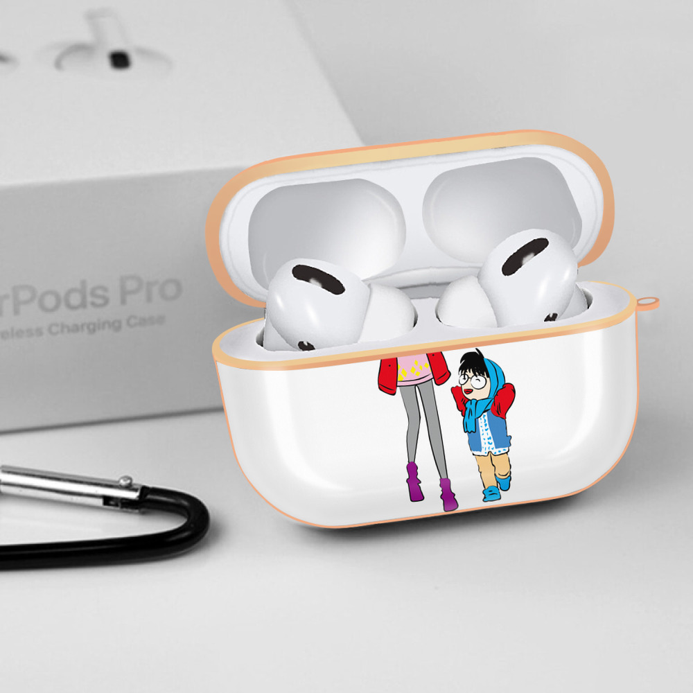 名探偵コナン 江戸川 コナン Detective Conan Conan Edogawa 【AirPods Pro用】ハードシェル保護ケース｜耐衝撃・防指紋・カラビナ付き商品仕様