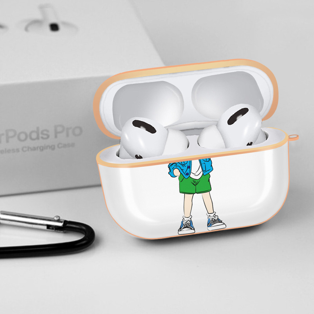 名探偵コナン 江戸川 コナン Detective Conan Conan Edogawa 【AirPods Pro用】ハードシェル保護ケース｜耐衝撃・防指紋・カラビナ付き商品仕様