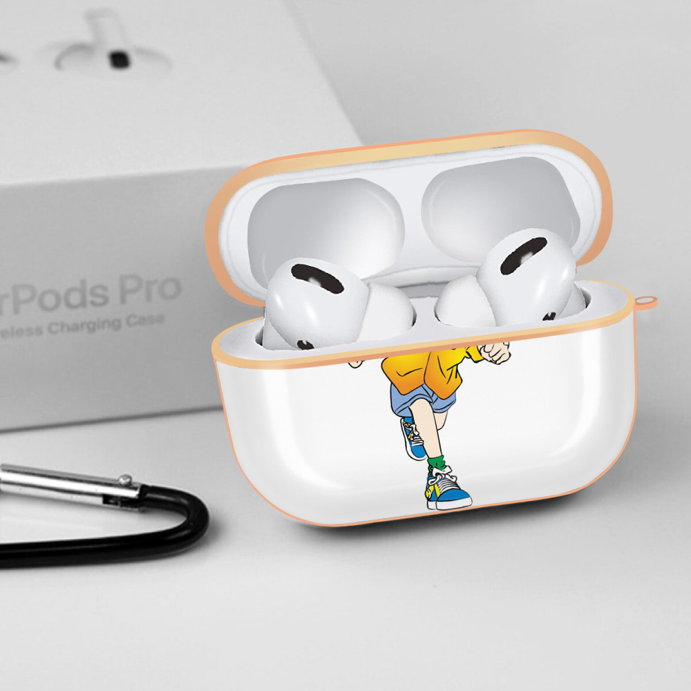 名探偵コナン 江戸川 コナン Detective Conan Conan Edogawa 【AirPods Pro用】ハードシェル保護ケース｜耐衝撃・防指紋・カラビナ付き商品仕様
