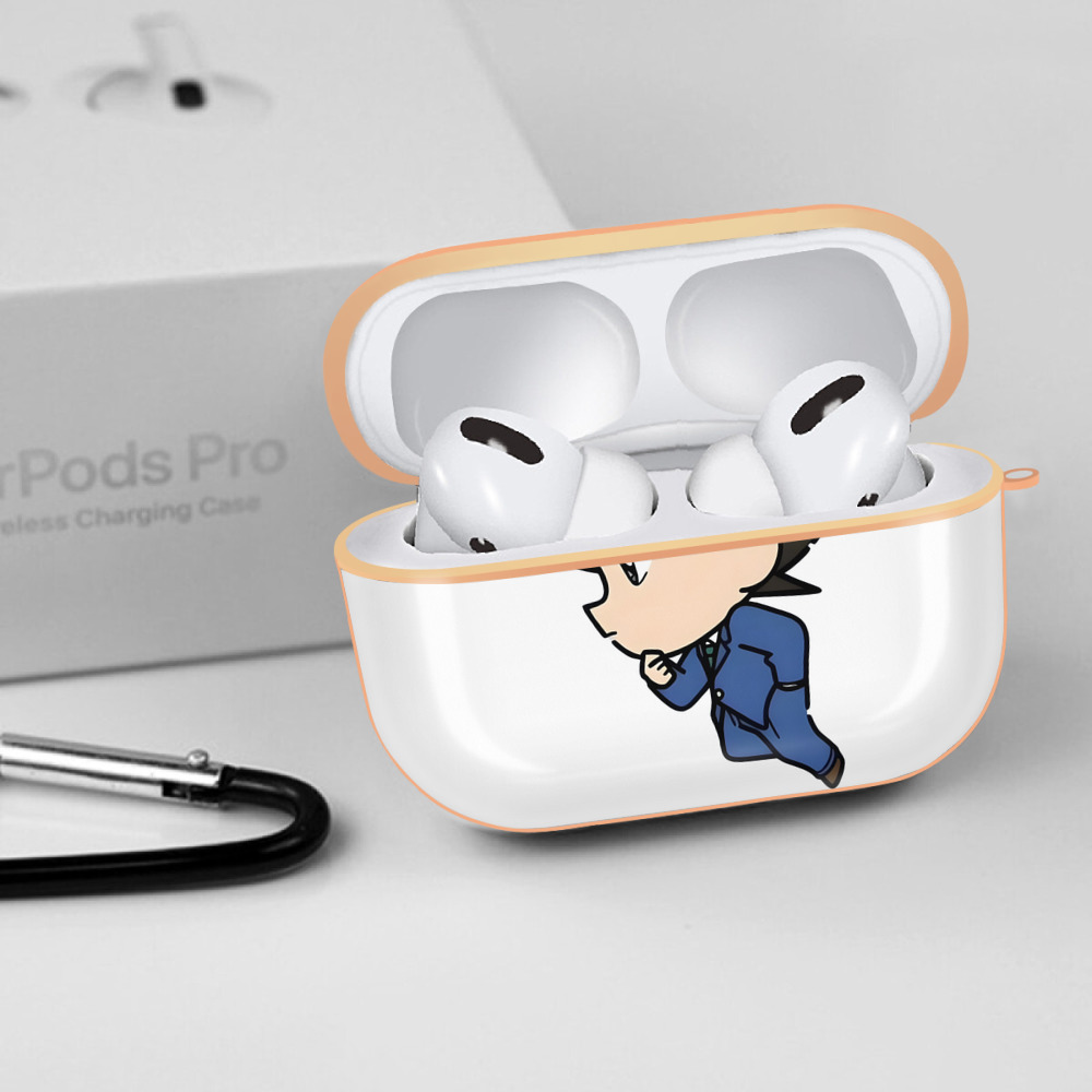 名探偵コナン 江戸川 コナン Detective Conan Conan Edogawa 【AirPods Pro用】ハードシェル保護ケース｜耐衝撃・防指紋・カラビナ付き商品仕様