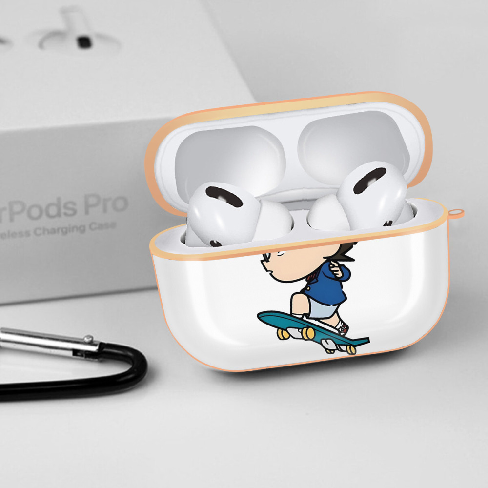 名探偵コナン 江戸川 コナン Detective Conan Conan Edogawa 【AirPods Pro用】ハードシェル保護ケース｜耐衝撃・防指紋・カラビナ付き商品仕様