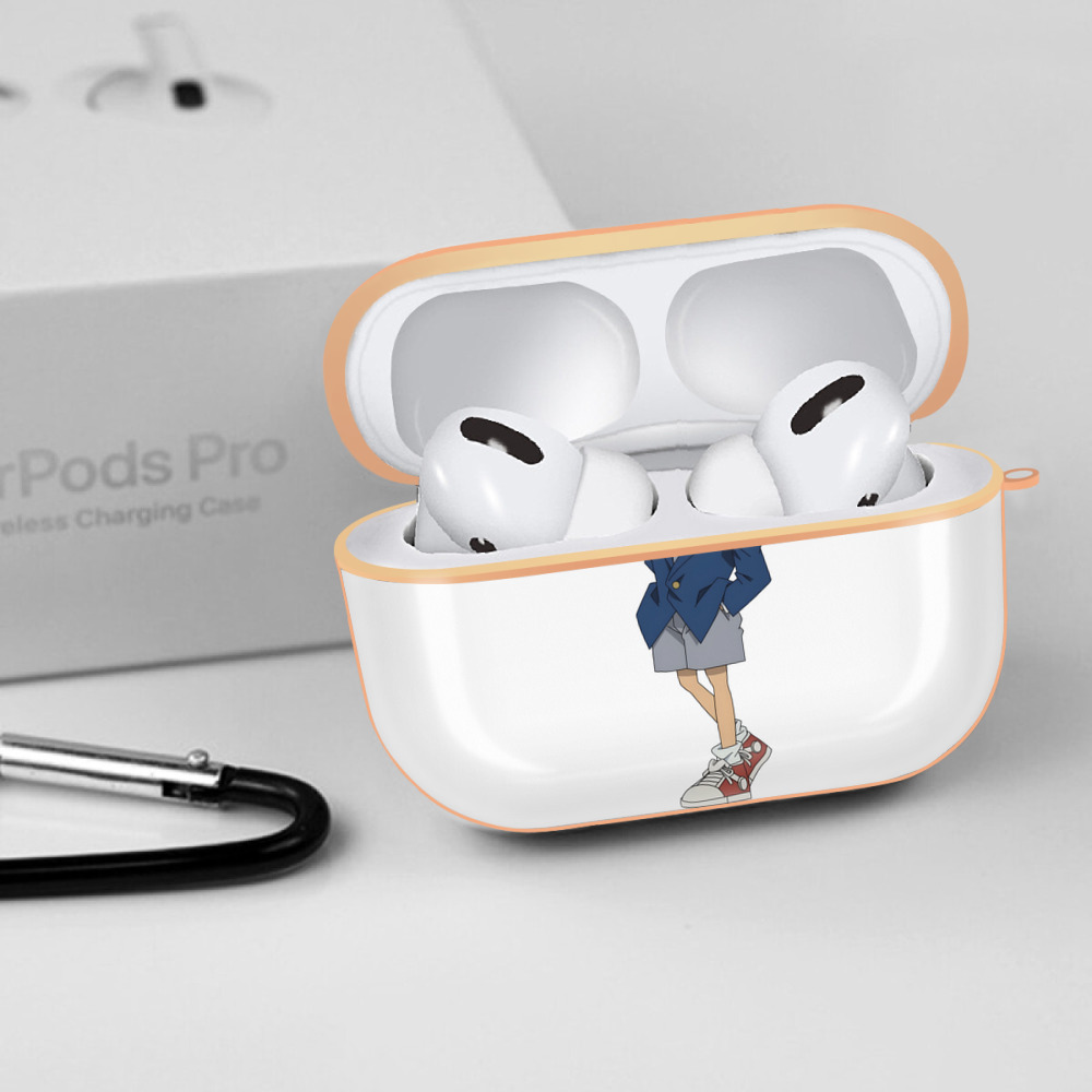 名探偵コナン 江戸川 コナン Detective Conan Conan Edogawa 【AirPods Pro用】ハードシェル保護ケース｜耐衝撃・防指紋・カラビナ付き商品仕様
