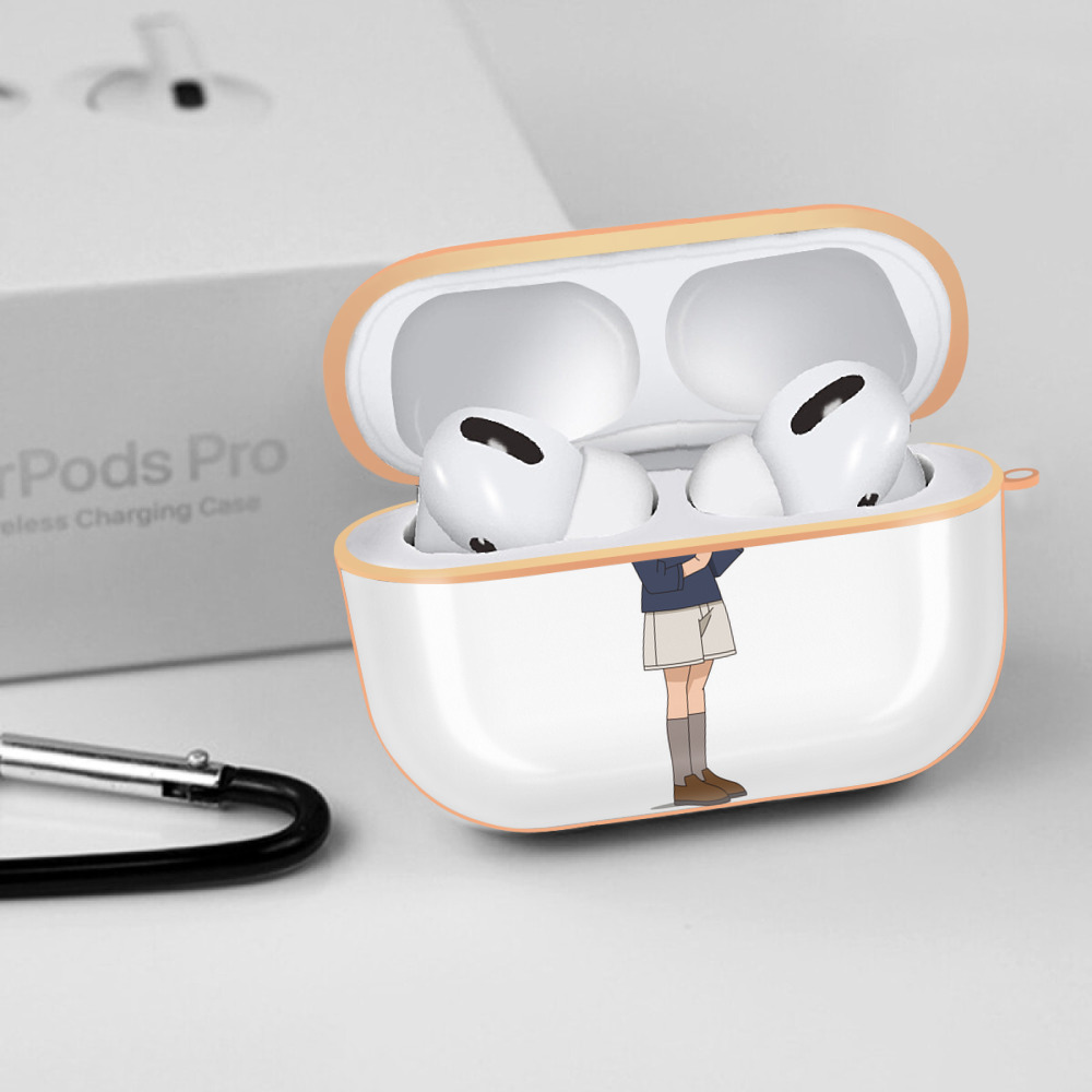 名探偵コナン 灰原 哀 はいばら あい Detective Conan Anita Hailey、Vi Graythorn Haibara Ai 【AirPods Pro用】ハードシェル保護ケース｜耐衝撃・防指紋・カラビナ付き商品仕様