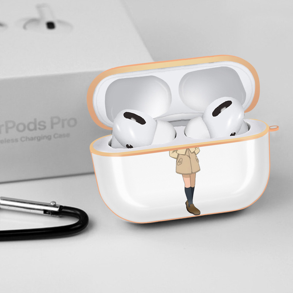 名探偵コナン 灰原 哀 はいばら あい Detective Conan Anita Hailey、Vi Graythorn Haibara Ai 【AirPods Pro用】ハードシェル保護ケース｜耐衝撃・防指紋・カラビナ付き商品仕様