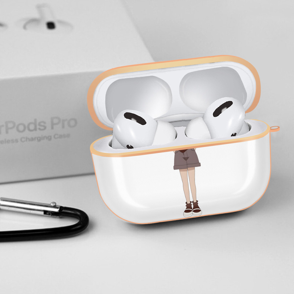 名探偵コナン 灰原 哀 はいばら あい Detective Conan Anita Hailey、Vi Graythorn Haibara Ai 【AirPods Pro用】ハードシェル保護ケース｜耐衝撃・防指紋・カラビナ付き商品仕様