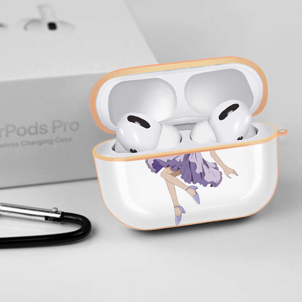 名探偵コナン 灰原 哀 はいばら あい Detective Conan Anita Hailey、Vi Graythorn Haibara Ai 【AirPods Pro用】ハードシェル保護ケース｜耐衝撃・防指紋・カラビナ付き商品仕様
