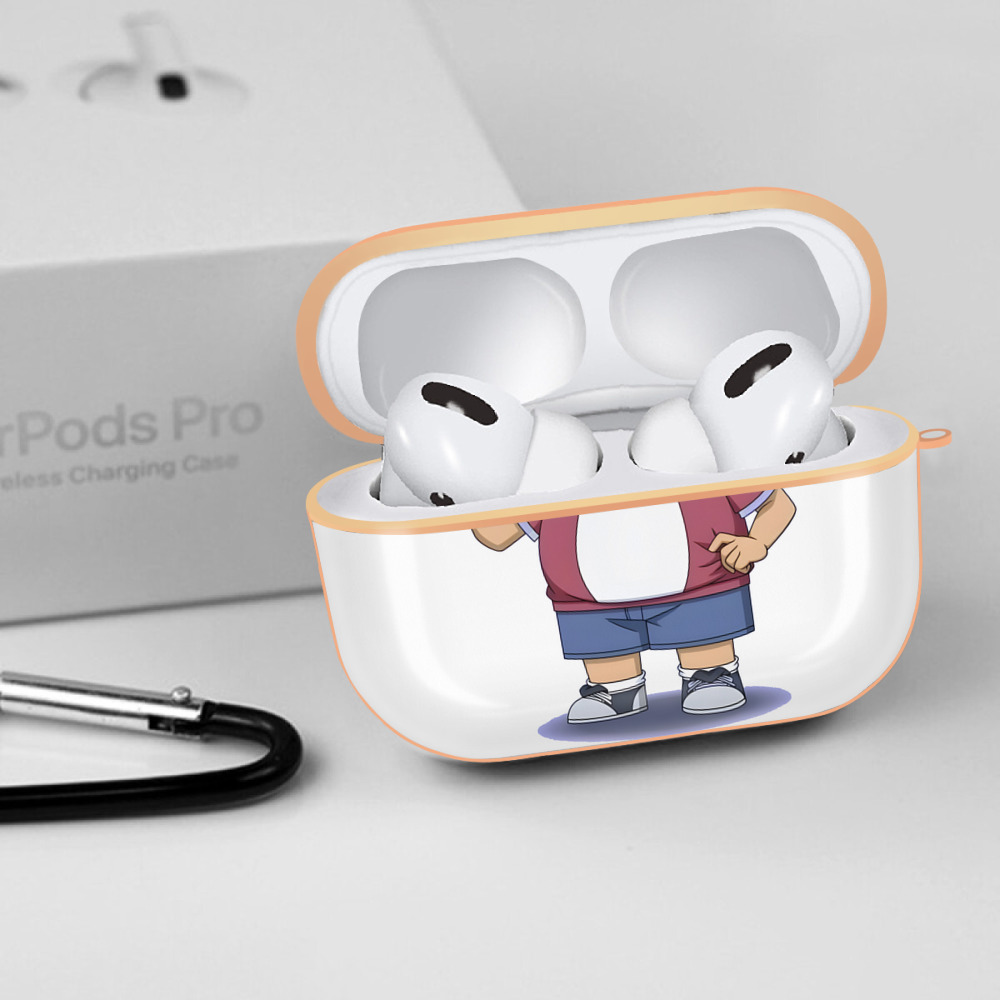 名探偵コナン 小嶋 元太 こじま げんた Detective Conan Kojima Genta 【AirPods Pro用】ハードシェル保護ケース｜耐衝撃・防指紋・カラビナ付き商品仕様