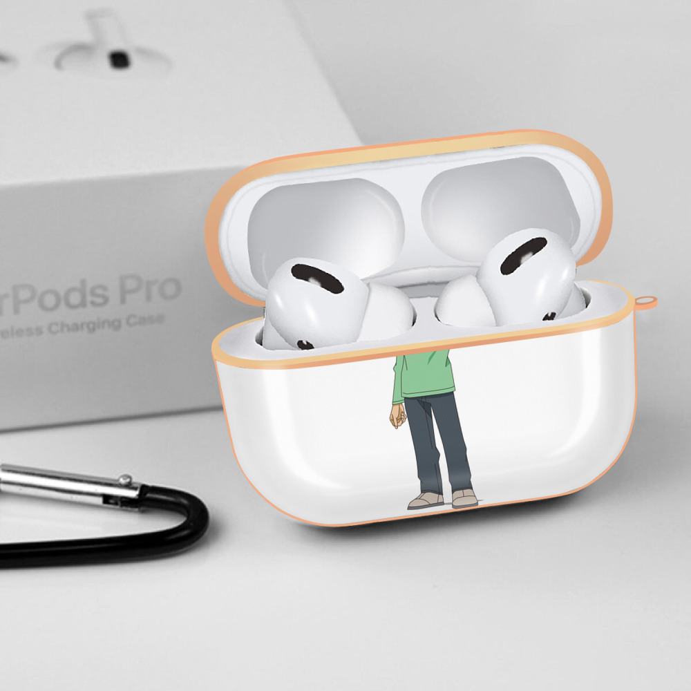 名探偵コナン 円谷 光彦 つぶらや みつひこ Detective Conan Mitch Tennyson 【AirPods Pro用】ハードシェル保護ケース｜耐衝撃・防指紋・カラビナ付き商品仕様