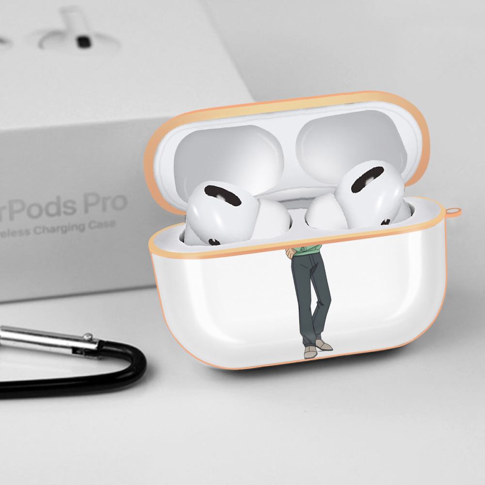 名探偵コナン 円谷 光彦 つぶらや みつひこ Detective Conan Mitch Tennyson 【AirPods Pro用】ハードシェル保護ケース｜耐衝撃・防指紋・カラビナ付き商品仕様