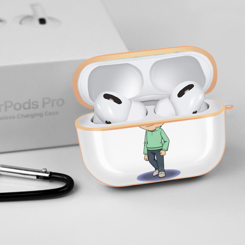 名探偵コナン 円谷 光彦 つぶらや みつひこ Detective Conan Mitch Tennyson 【AirPods Pro用】ハードシェル保護ケース｜耐衝撃・防指紋・カラビナ付き商品仕様