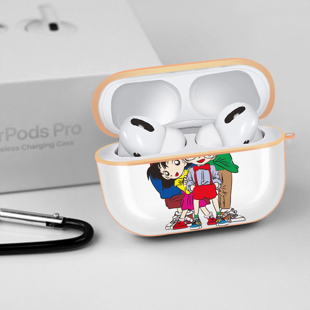 名探偵コナン Detective Conan 【AirPods Pro用】ハードシェル保護ケース｜耐衝撃・防指紋・カラビナ付き商品仕様